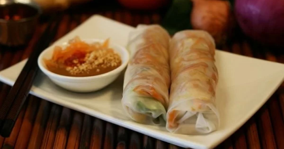 Cách làm món bánh tráng cuốn đậu hủ chay tại nhà cực dễ