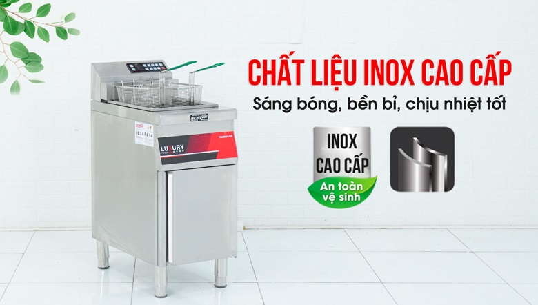 Bếp chiên điện tử 32 Lít TB-86-1 Thiết kế công nghiệp, chất lượng inox cao cấp