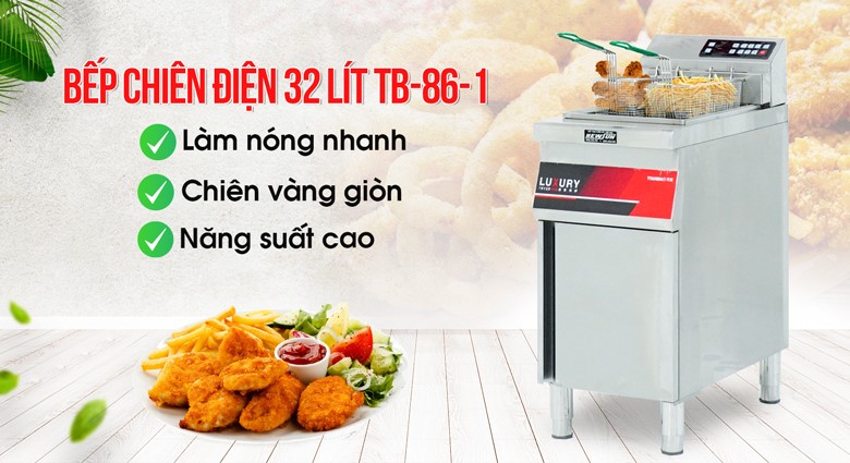 Bếp chiên điện tử 32 Lít TB-86-1 Bếp chiên điện tử 32 Lít TB-86-1